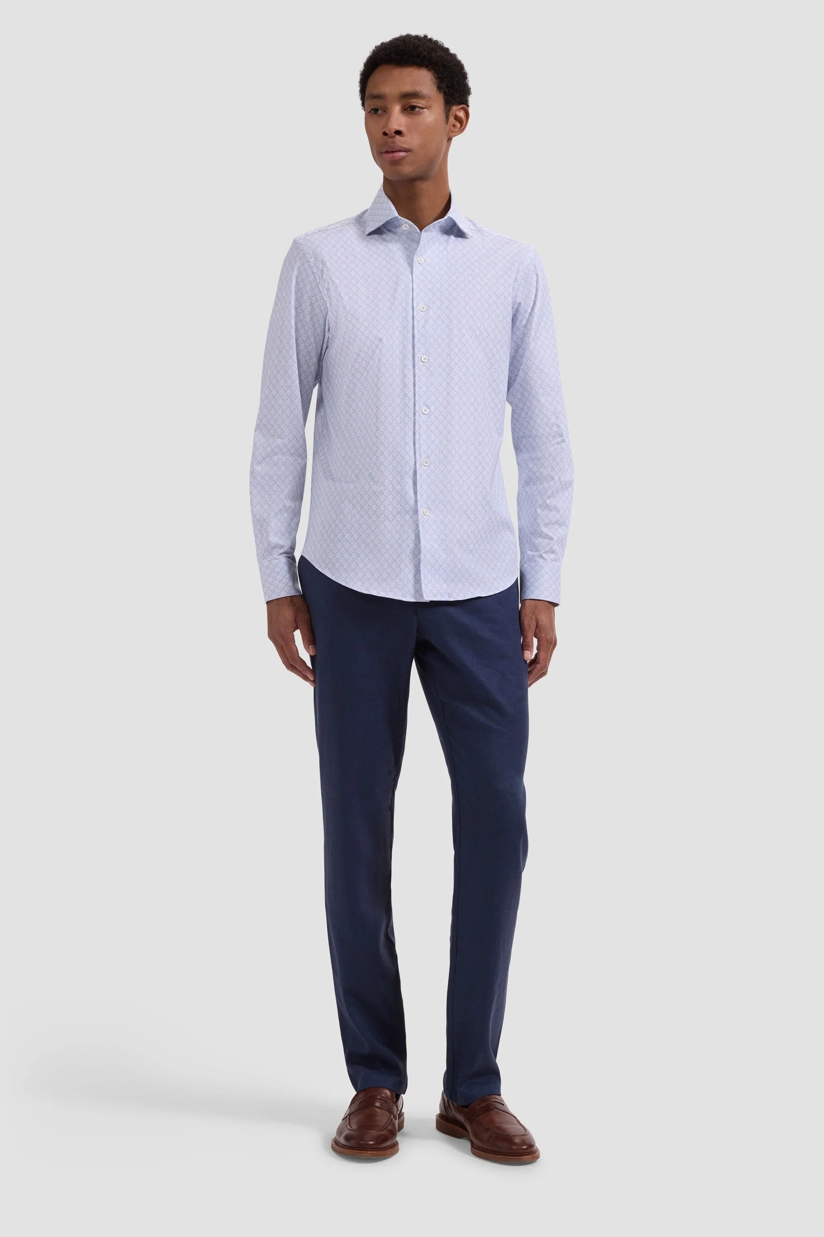 OOOHCOTTON DEVON LONG SLEEVE SHIRT - Long Sleeved Shirts - Novaman