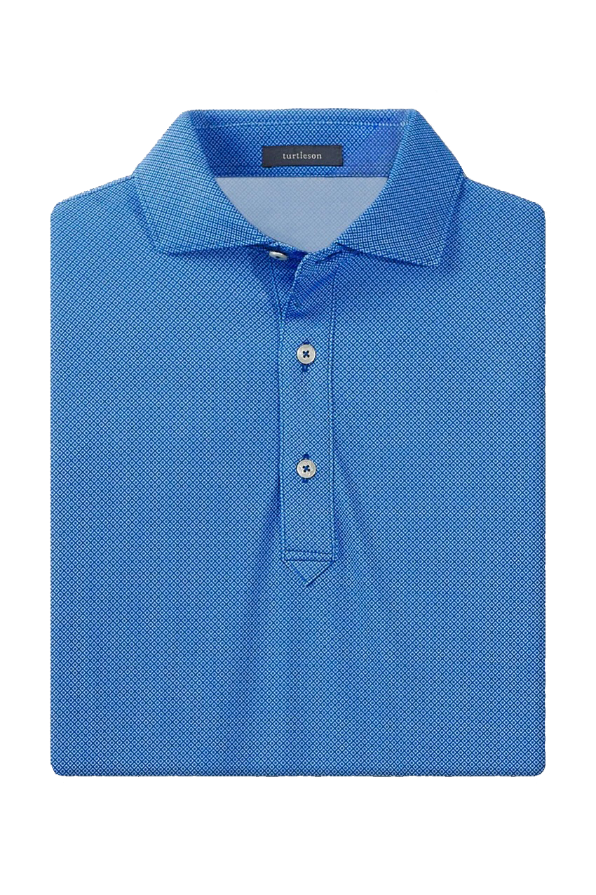 CLARENCE DIAMOND JACQUARD PERFORMANCE POLO - Polos - Novaman