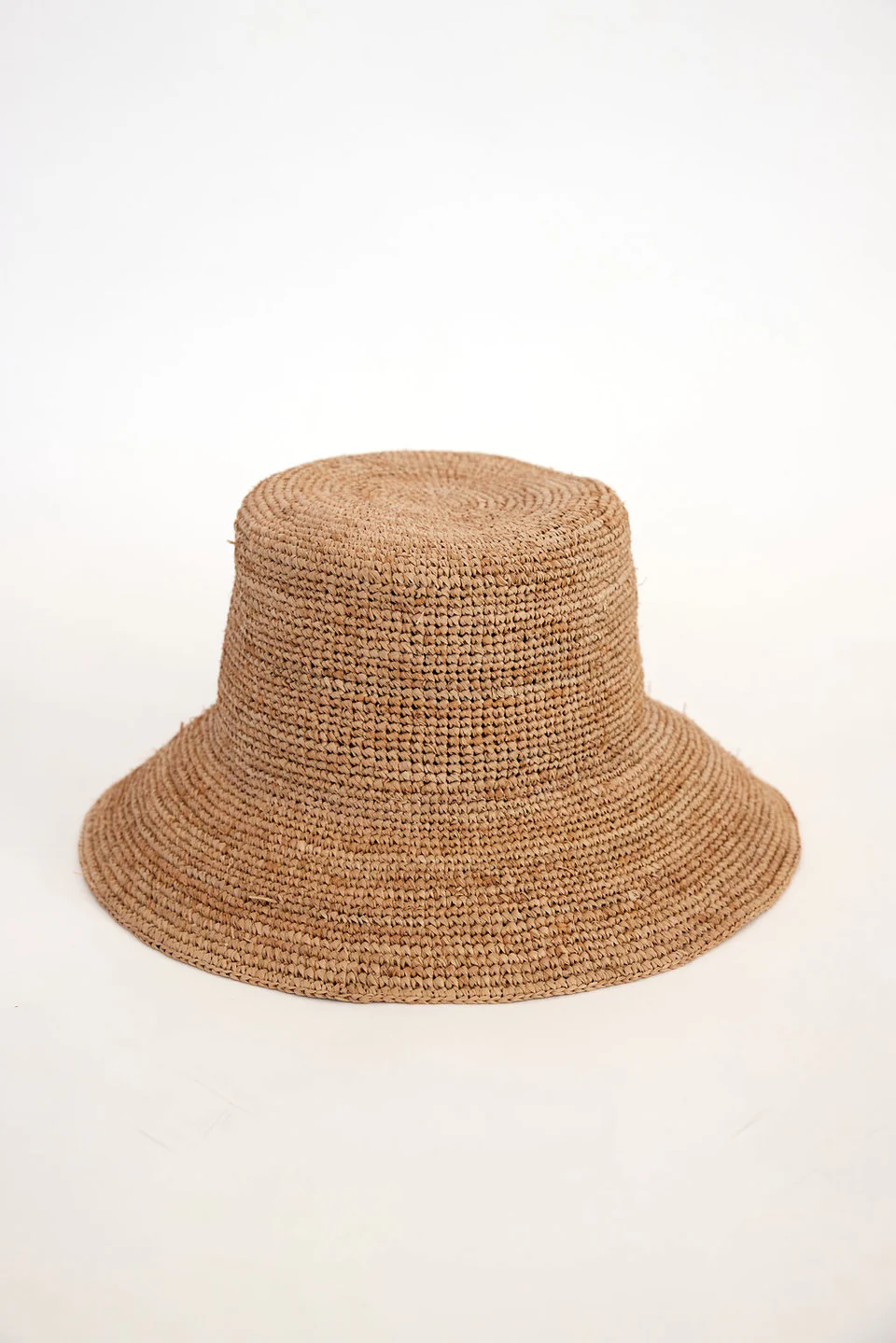 CHIC CROCHET BUCKET HAT- NATURAL - Hats - Sassanova