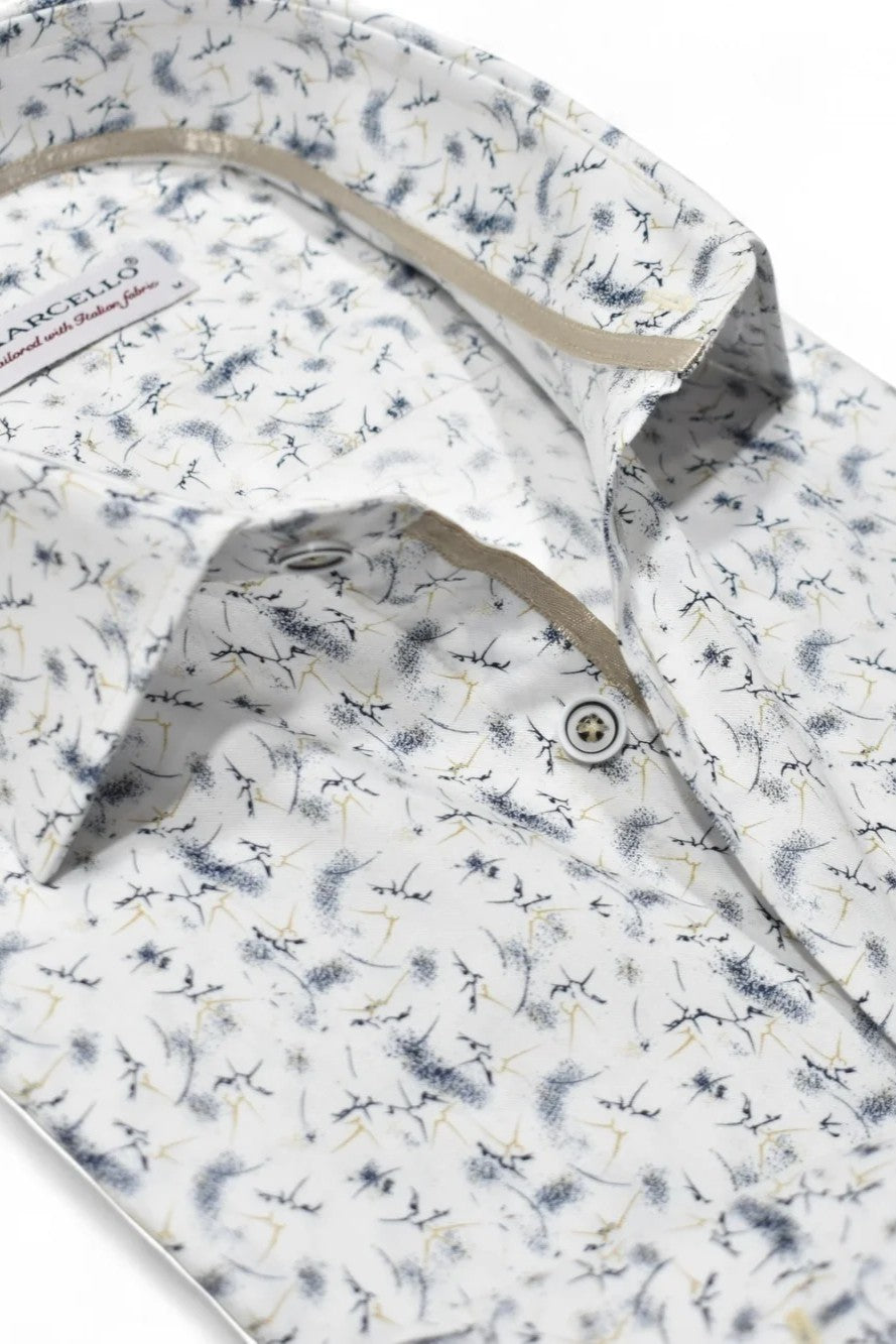 ABSTRACT DRESS SHIRT - Long Sleeved Shirts - Novaman