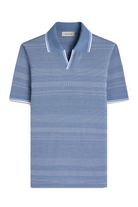 SHORT SLEEVE JOHNNY COLLAR POLO - Polos - Novaman