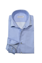 LONG SLEEVE DOTTED BLUES DRESS SHIRT Sassanova / Novaman