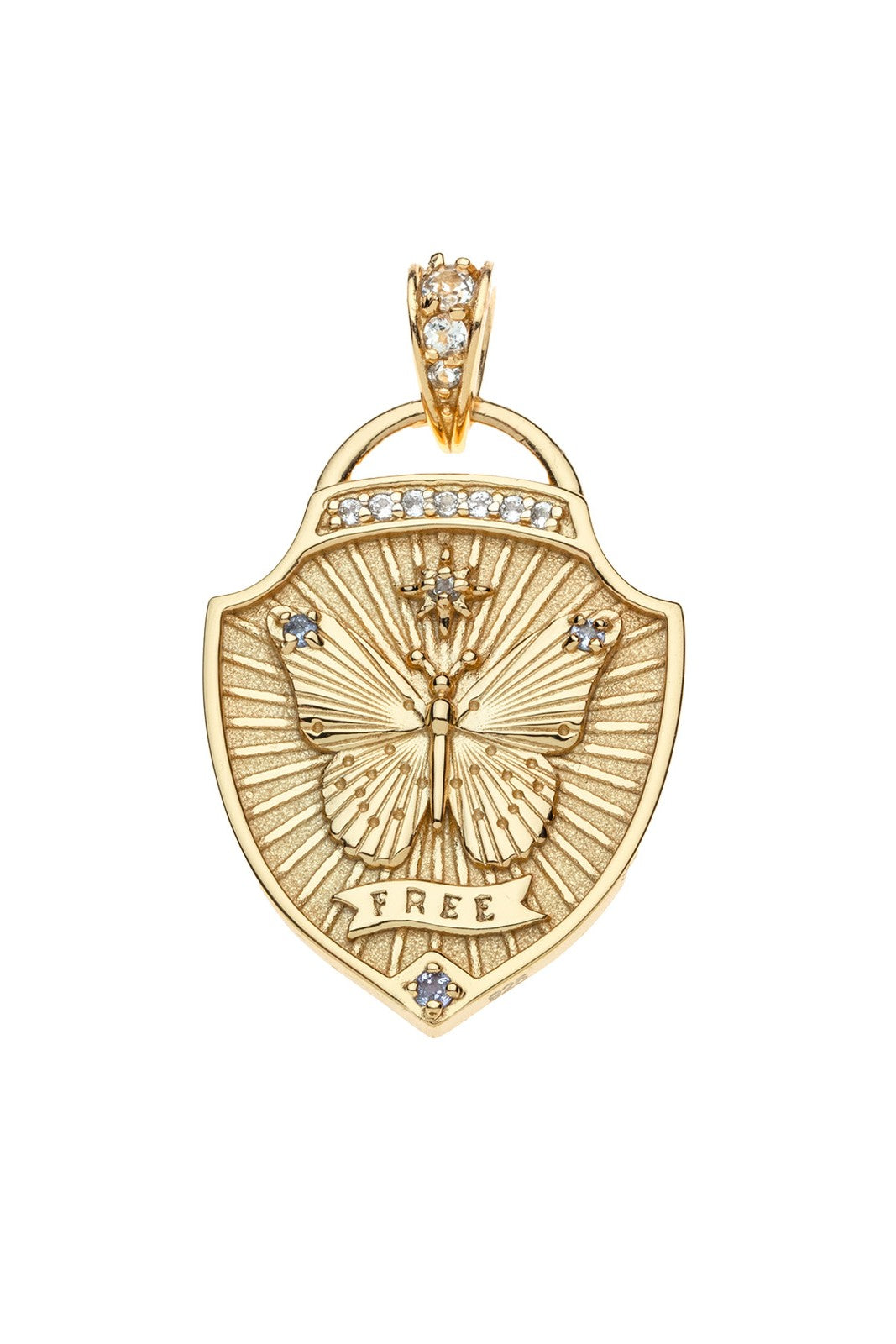 FREE SHIELD PENDANT- CLASSIC ROLO CHAIN - sassanova