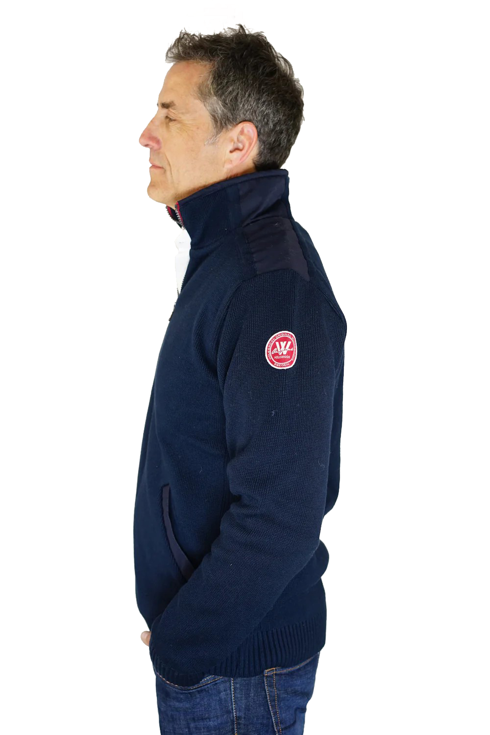 GREGOR 1/4 ZIP COTTON - sassanova
