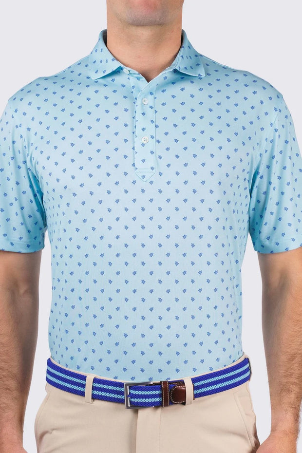 PAINTED TURTLE PIQUE PERFORMANCE POLO