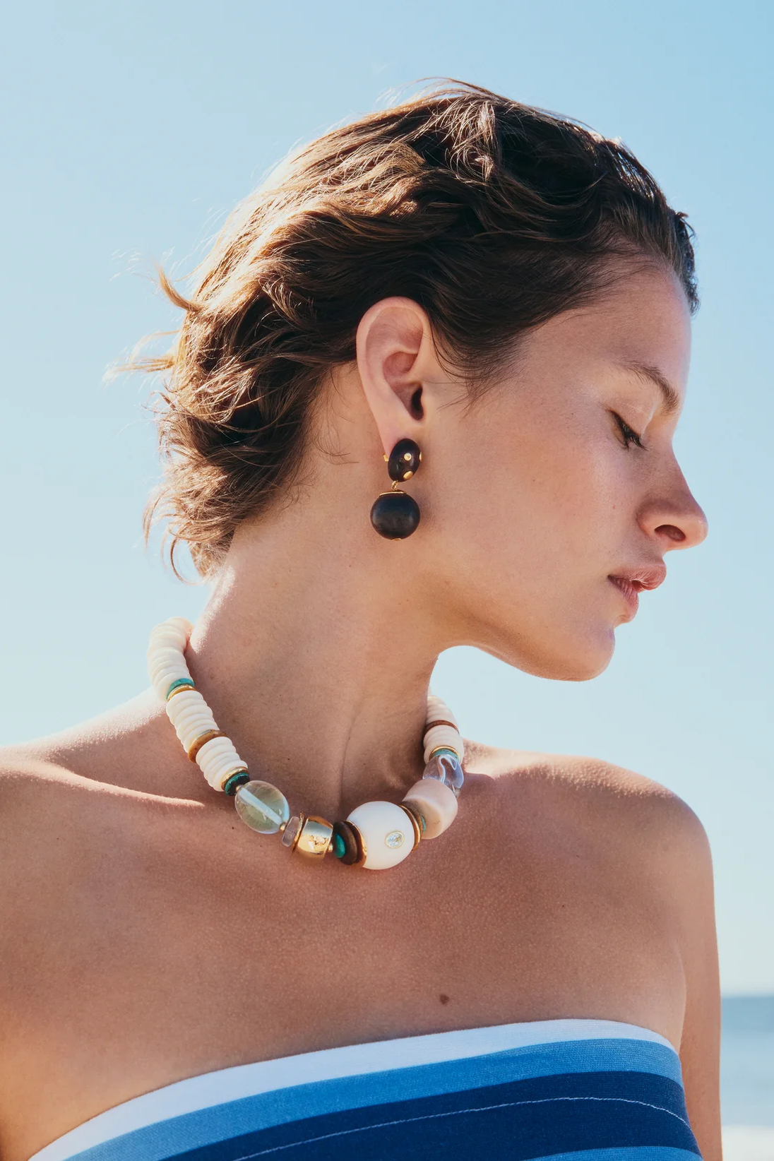 NOPALES EARRINGS- ACACIA BRWN - Earrings - Sassanova