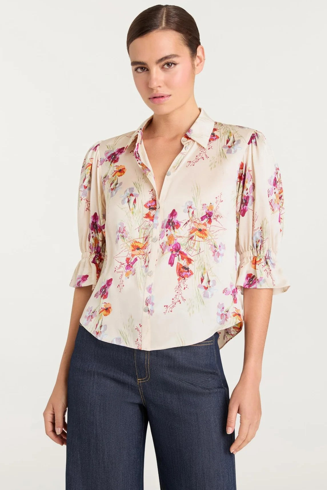 IRIS BOUQUET FIONA TOP - Blouses - Sassanova