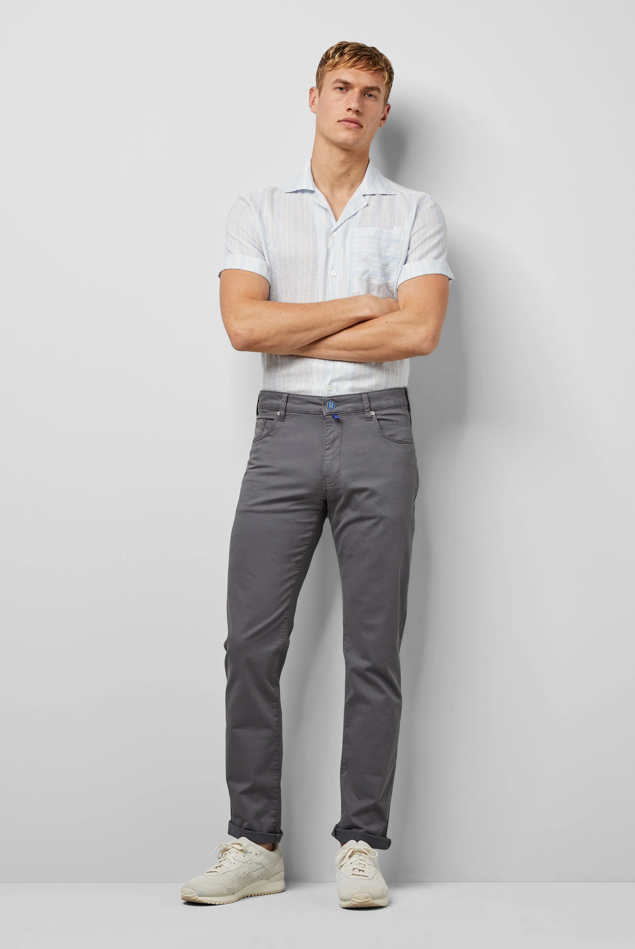 5 POCKET SLIM M5 PANT - Pants - Novaman