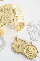 COURAGE YEAR OF HORSE NECKLACE- DRAWN LINK CHAIN-Sassanova