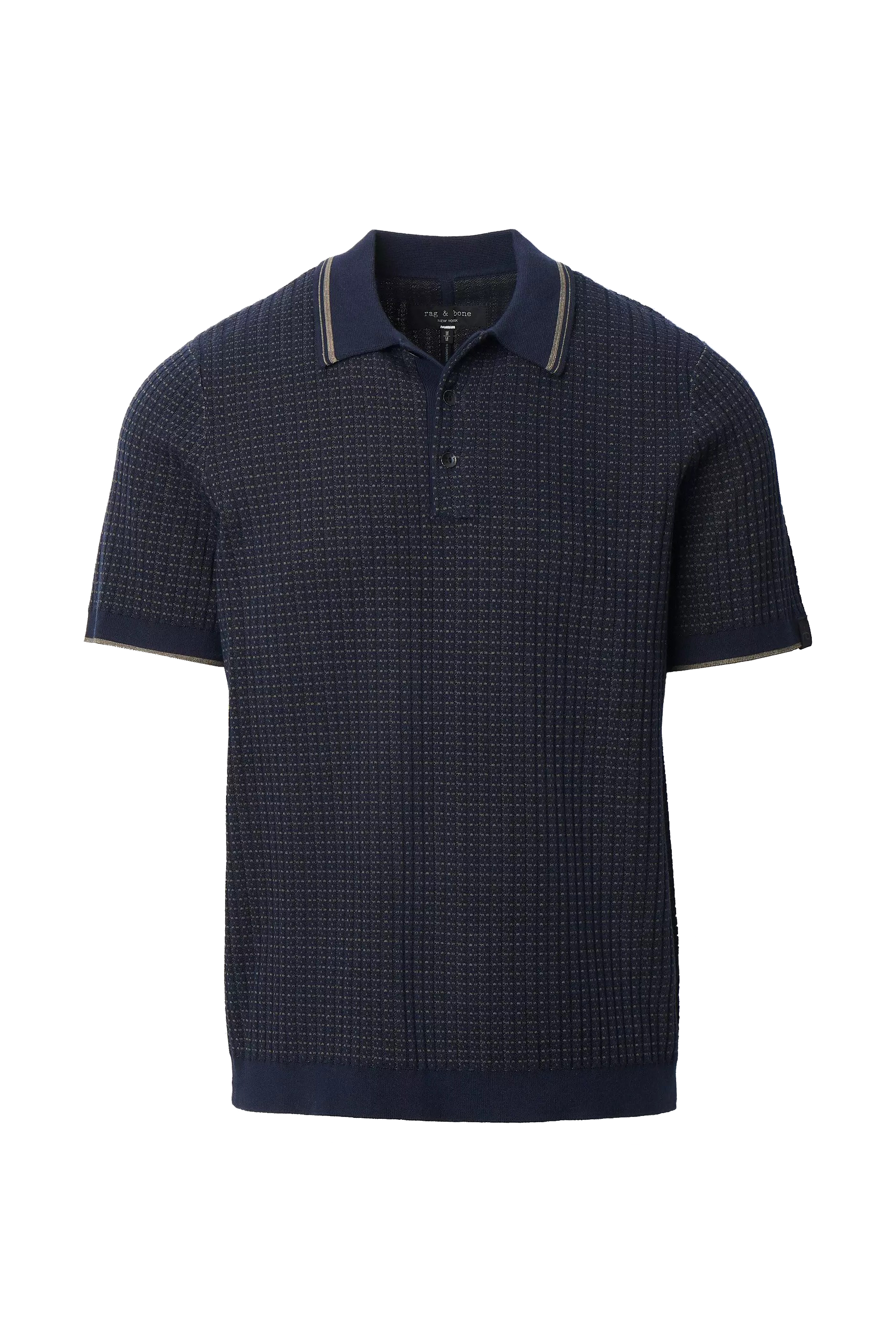 HARVEY RIBBED POLO - Polos - Novaman
