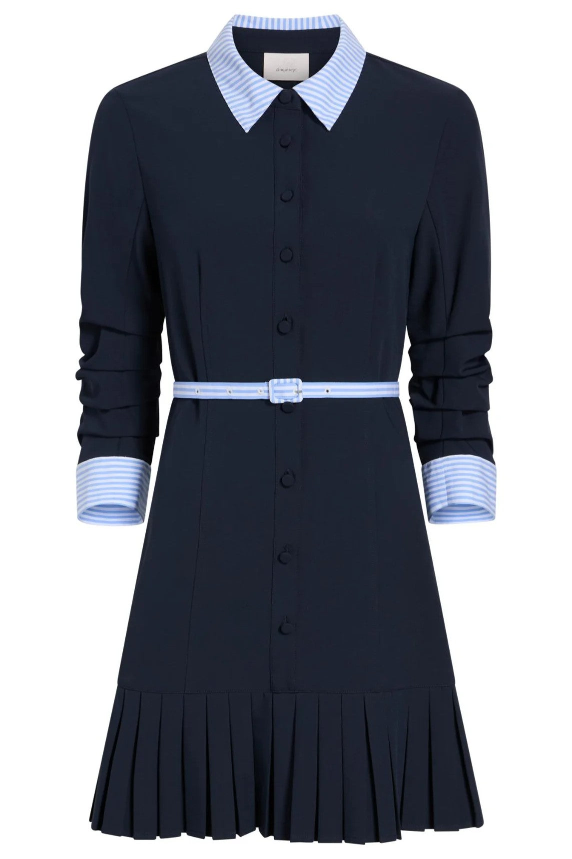STRIPE SHIRTING LUCILLA DRESS - Dresses - Sassanova