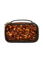 MIAMI TORTOISE CLAIRE MEDIUM MAKEUP CASE - sassanova