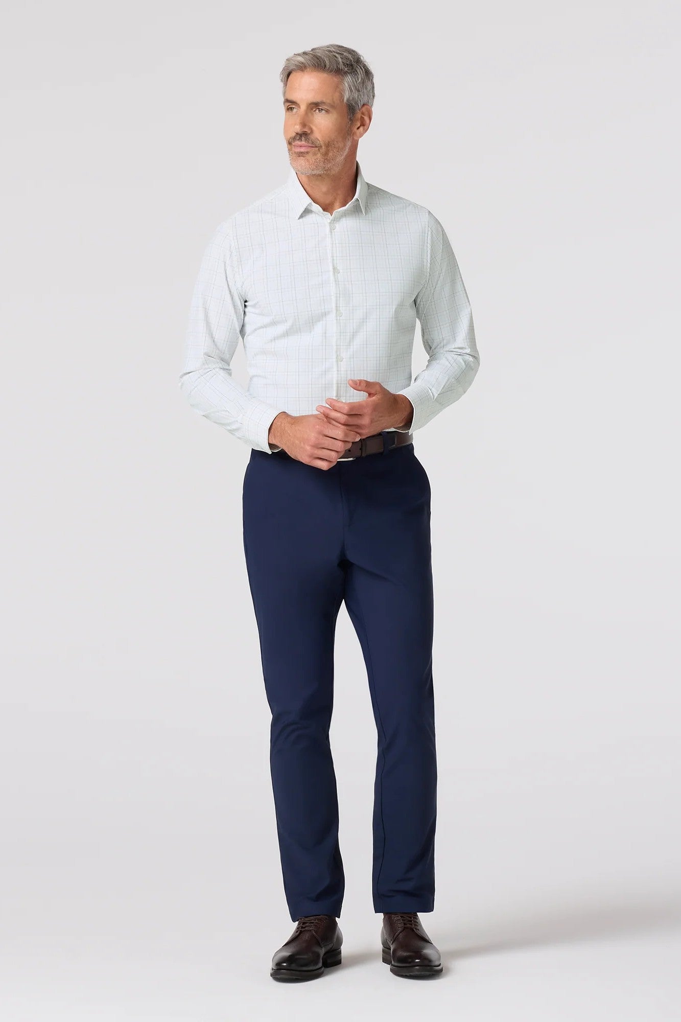 LEEWARD LS DRESS SHIRT - Long sleeved Sport Shirts - Novaman