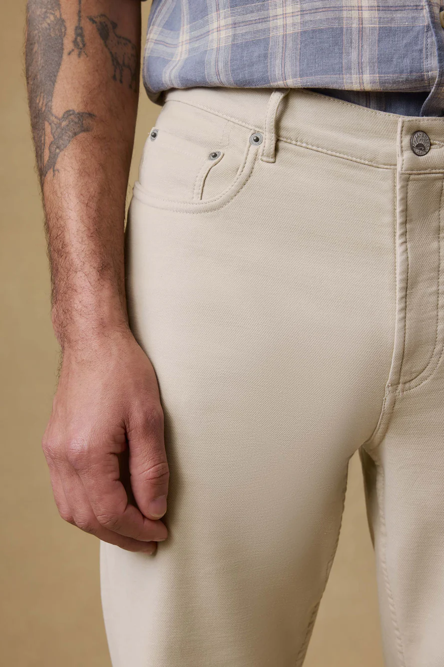 STRETCH TERRY 5 POCKET PANT - Pants - Novaman