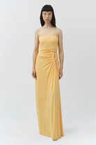 EMMA STRAPLESS BUSTIER GOWN - Dresses - Sassanova