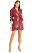 VEGAN LEATHER JENESSA DRESS
sassanova