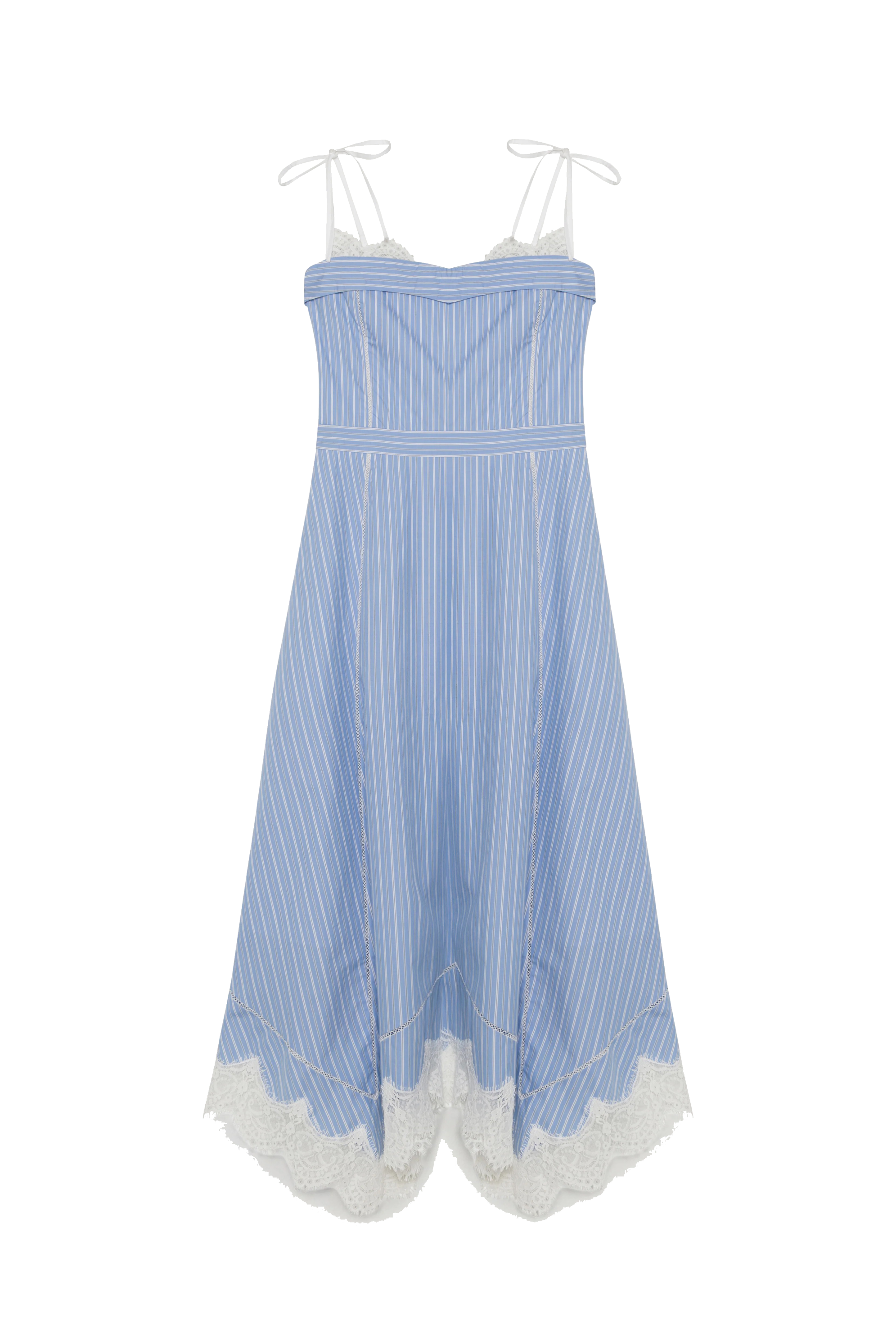 princess polly baby blue dress NOBODY'S CHILD Nova Midi Dress