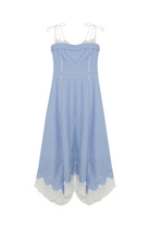 AVALEIGH COTTON LACE MIDI DRESS - Dresses - Sassanova