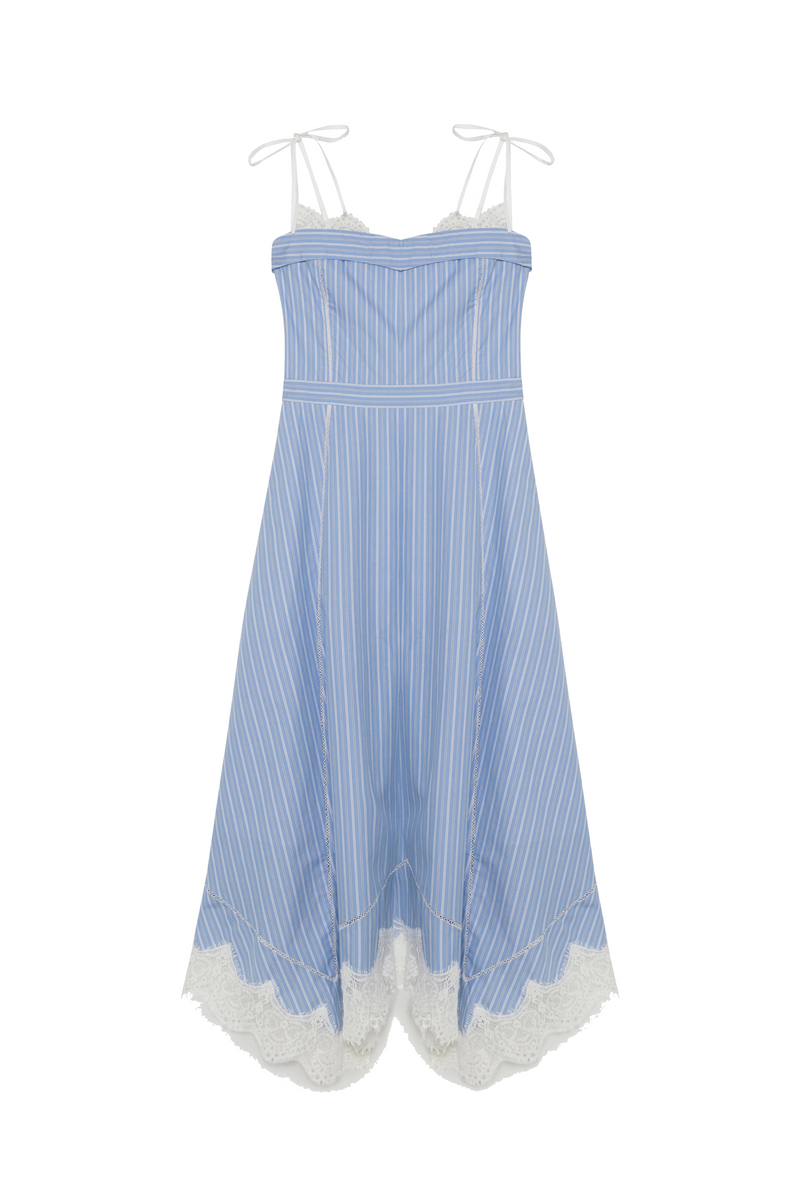 AVALEIGH COTTON LACE MIDI DRESS
