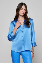 DANI 3/4 SLV SOLID BLOUSE - Blouses - Sassanova