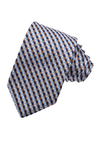 HERRINGBONE PLAID TIE MOCHA OS - Ties - Novaman