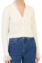 LACE NIKKO CARDIGAN - Sweaters - Sassanova
