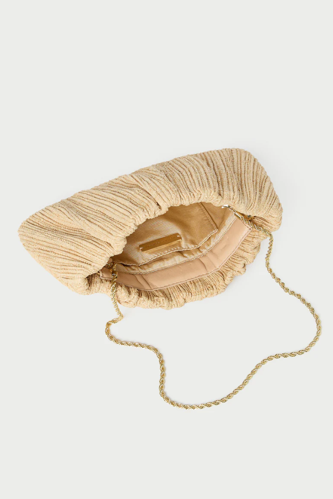 BRIT PLEATED POUCH - Handbags - Sassanova