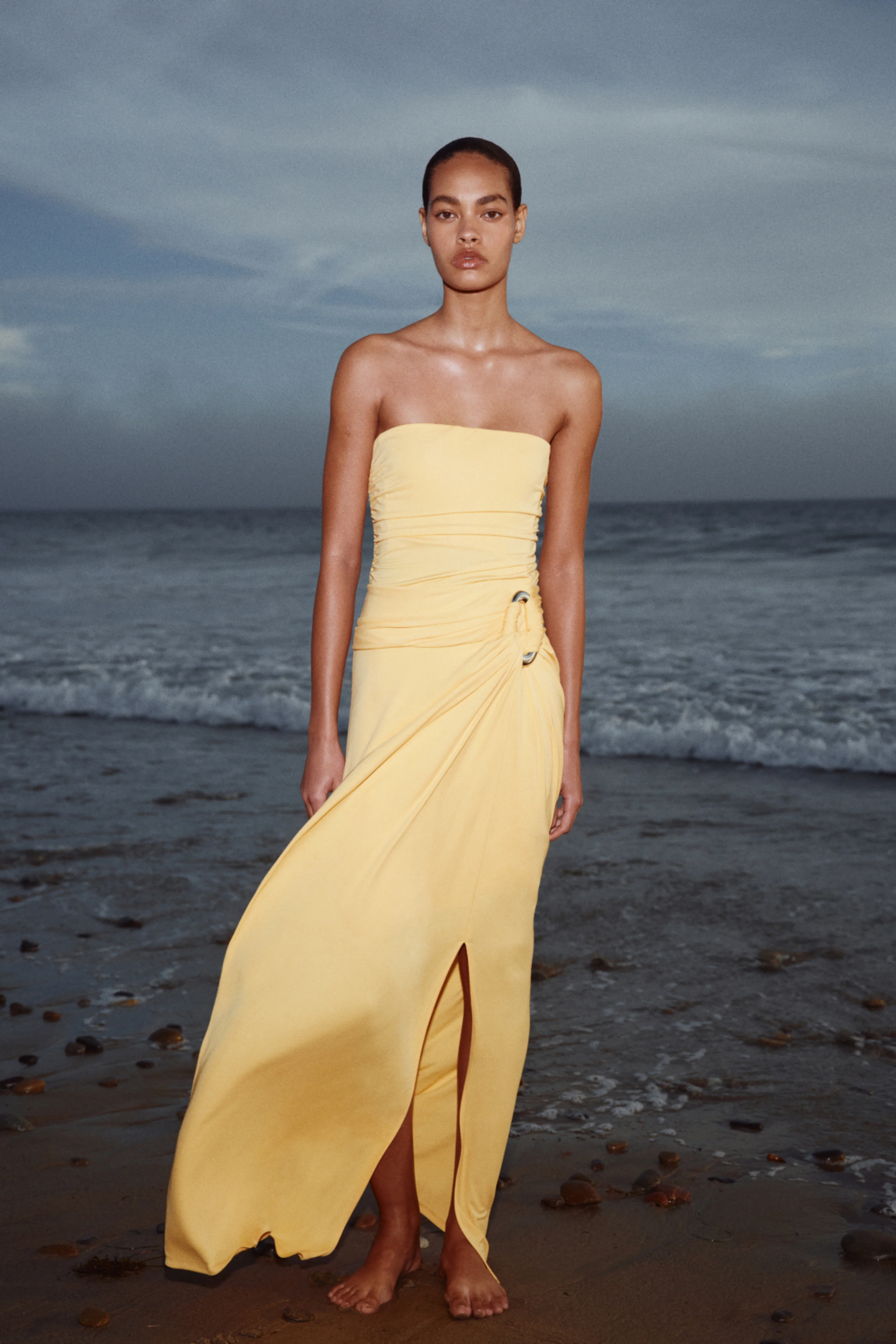EMMA STRAPLESS BUSTIER GOWN - Dresses - Sassanova