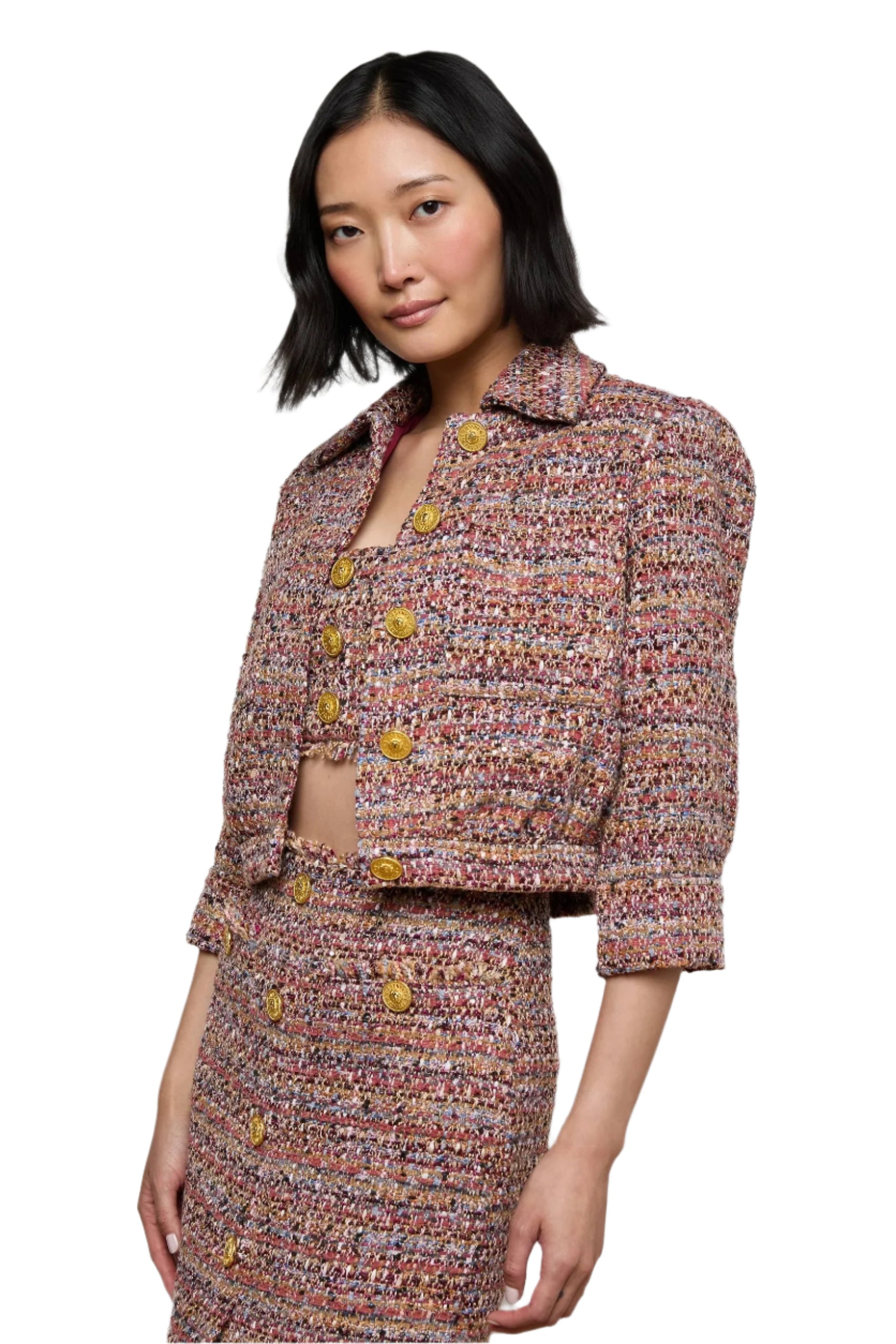 JIA CROP 3/4 SLV JACKET
sassanova