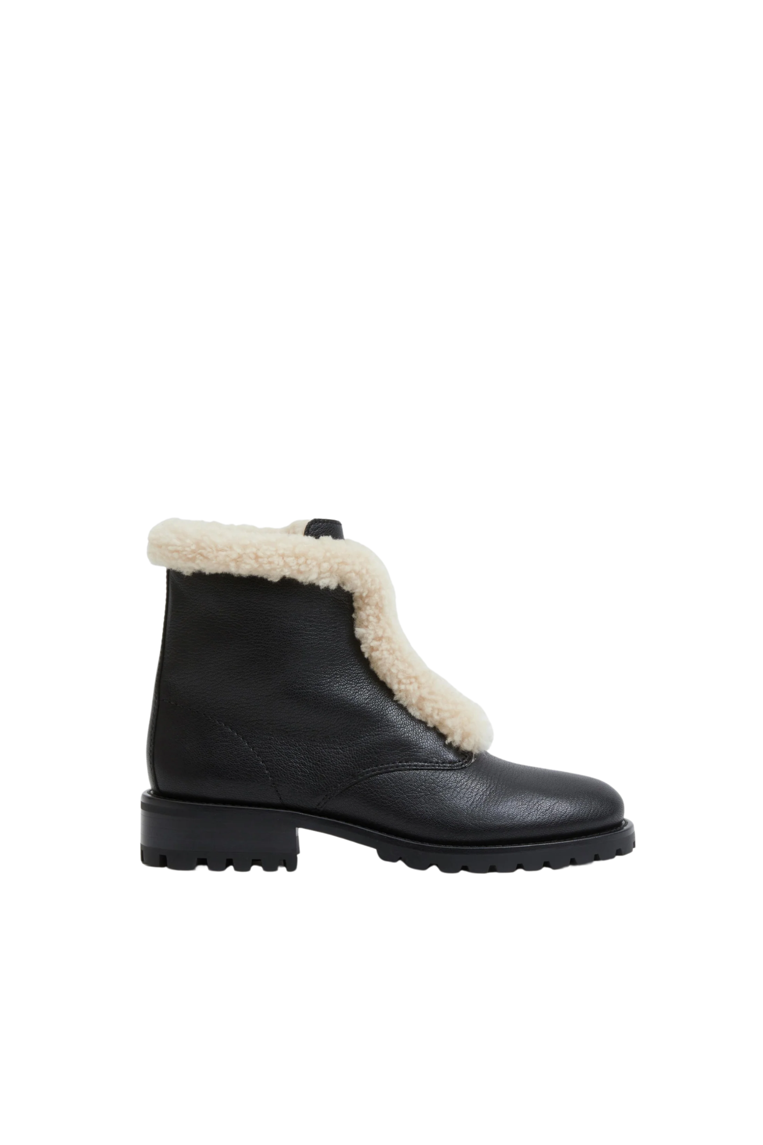 NOAH SHEARLING LUG ZIP BOOT Sassanova