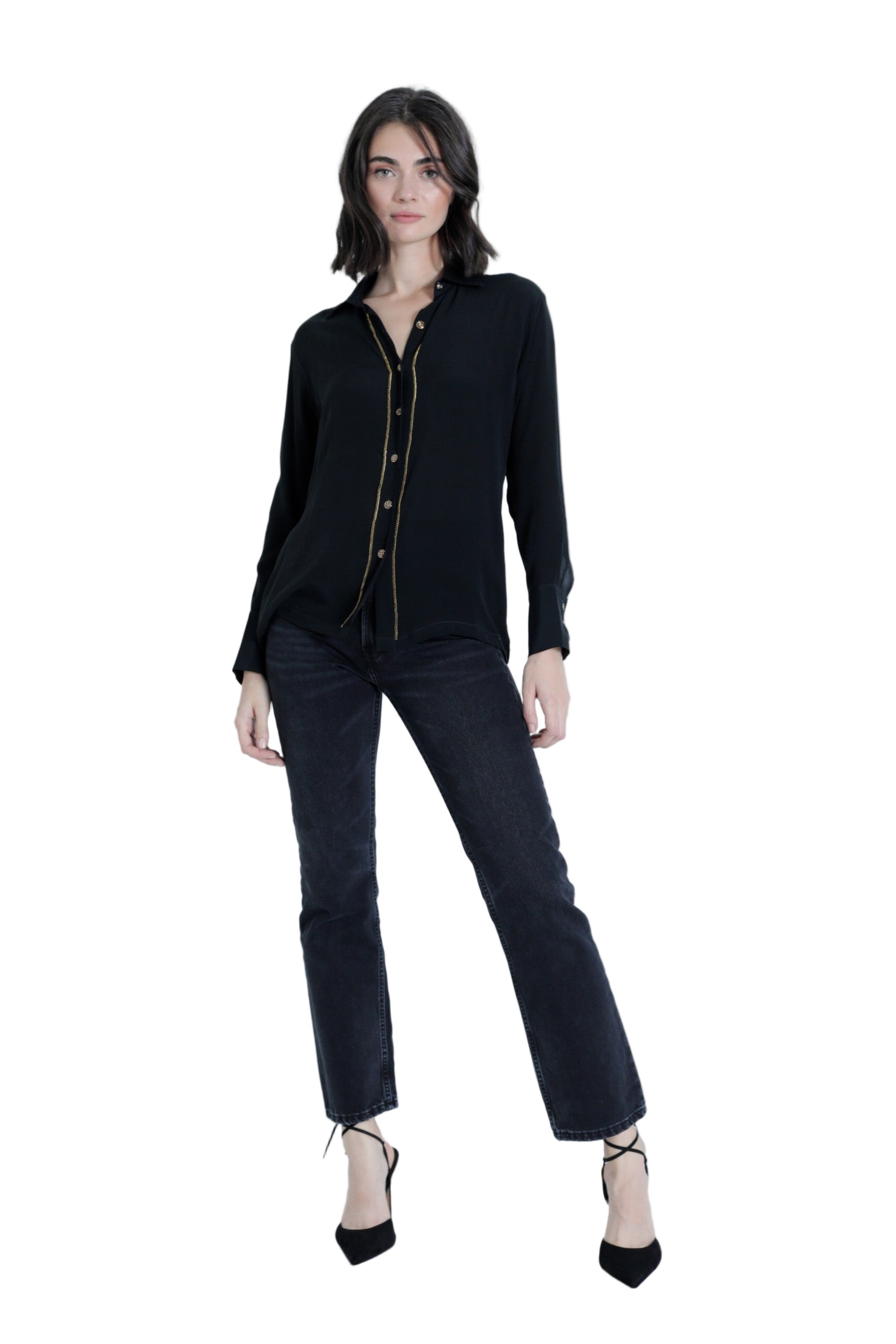 AVA CHAIN BLOUSE - Blouses - Sassanova