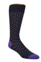 SMALL DIAMOND NEAT SOCK NAVY OS
novaman