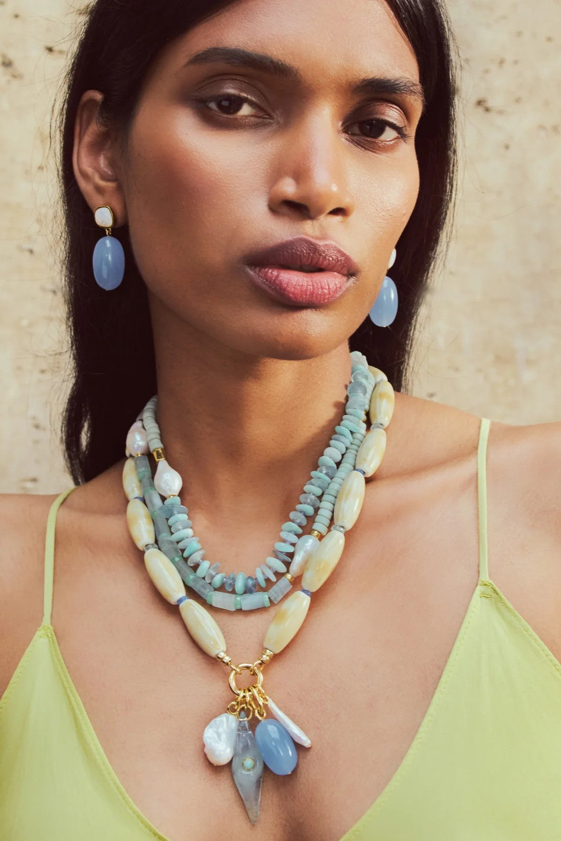 MARILLA SEASHELL NECKLACE - Necklaces - Sassanova