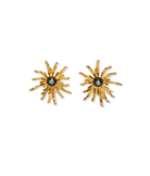CACTUS FLOWER STUDS- GOLD - Earrings - Sassanova