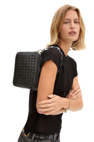 MIDI SAC WOVEN DIAGONAL - Handbags - Sassanova