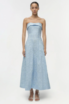 VALERIA JACQUARD MIDI DRESS - Dresses - Sassanova