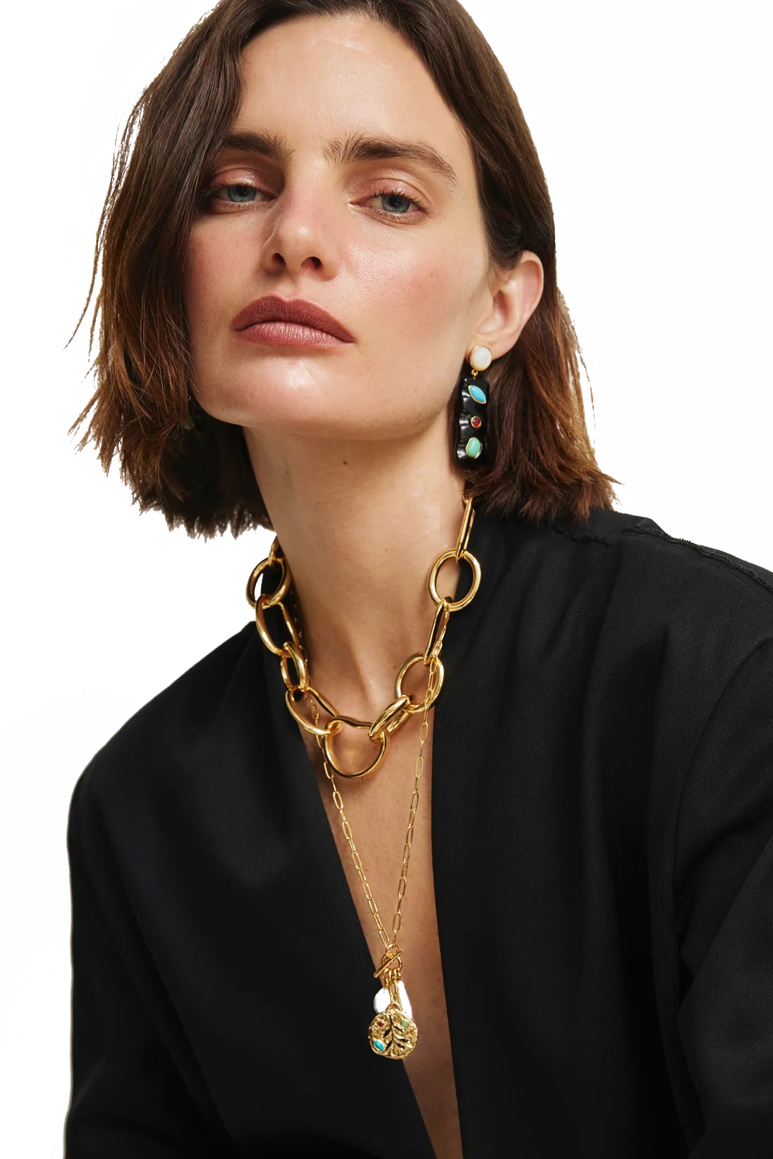 TESSERA EARRINGS- MULTI - sassanova