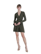 LAUREL KNIT MINI DRESS-Sassanova