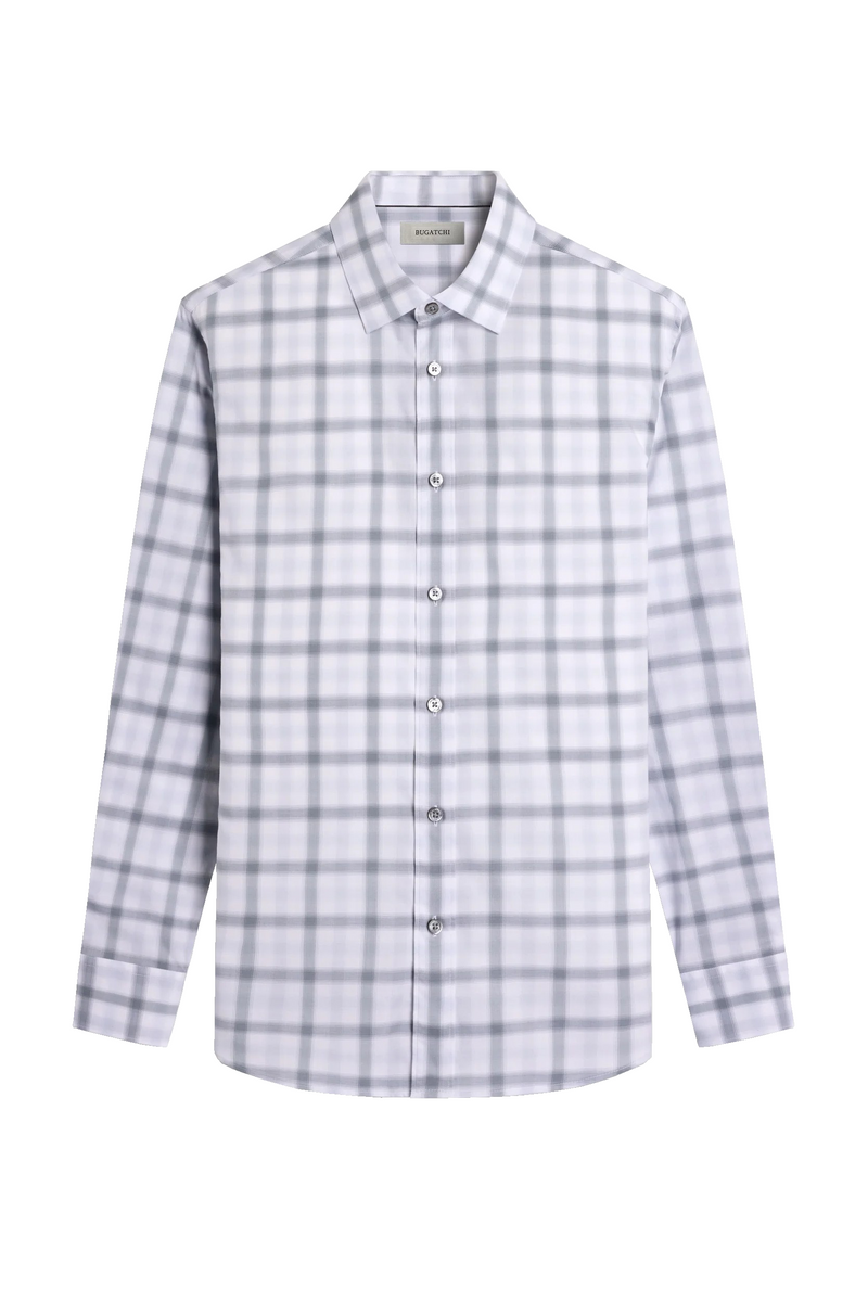LONG SLEEVE JULIAN WOVEN SHAPED SPORT SHIRT