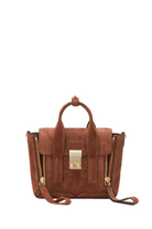 EMBOSSED SUEDE PASHLI MINI HANDBAG Sassanova