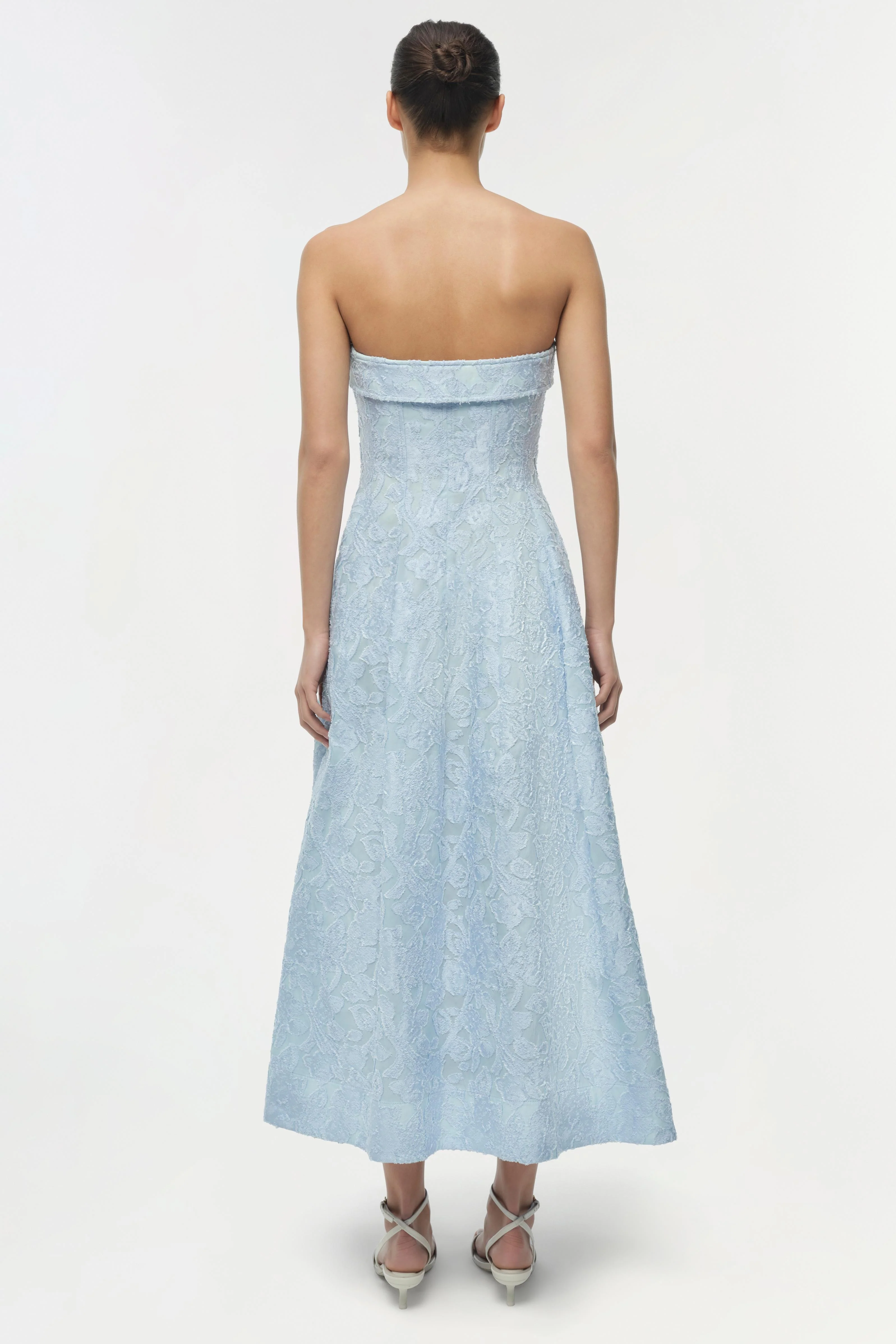 VALERIA JACQUARD MIDI DRESS - Dresses - Sassanova