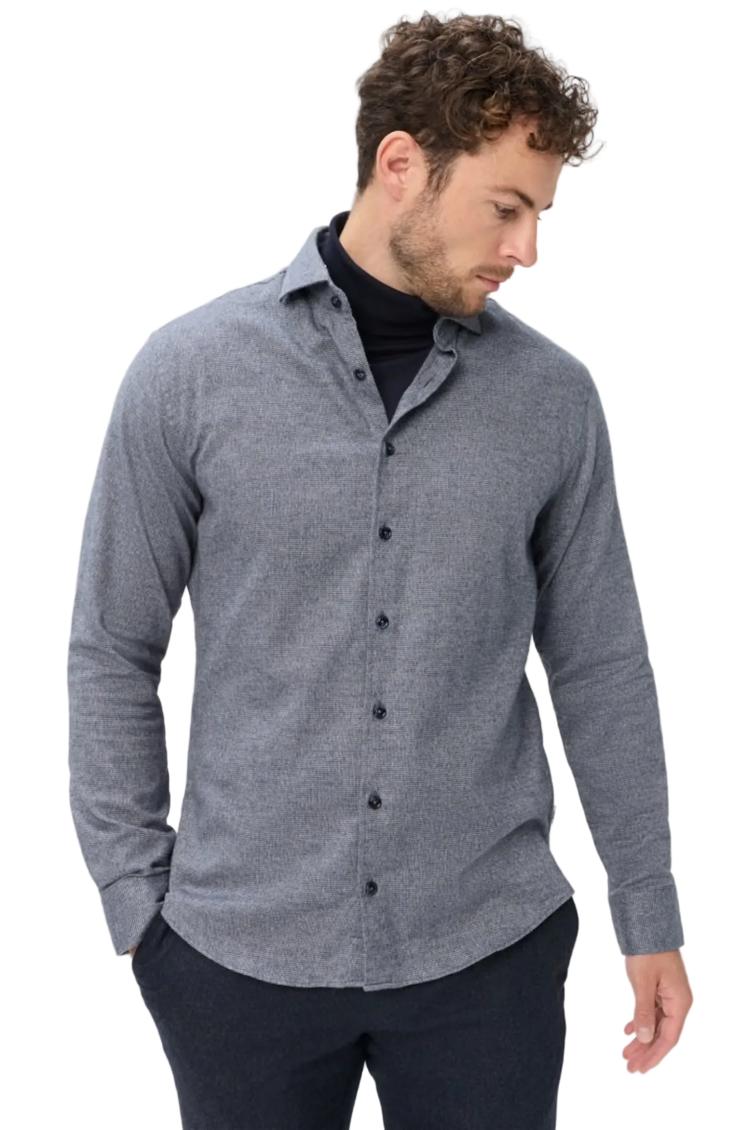 HAROLD U LIGHT FLANNEL SPORT SHIRT Sassanova / Novaman