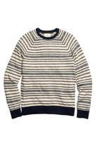 STRIPED CREW SWEATER - Sweaters - Novaman