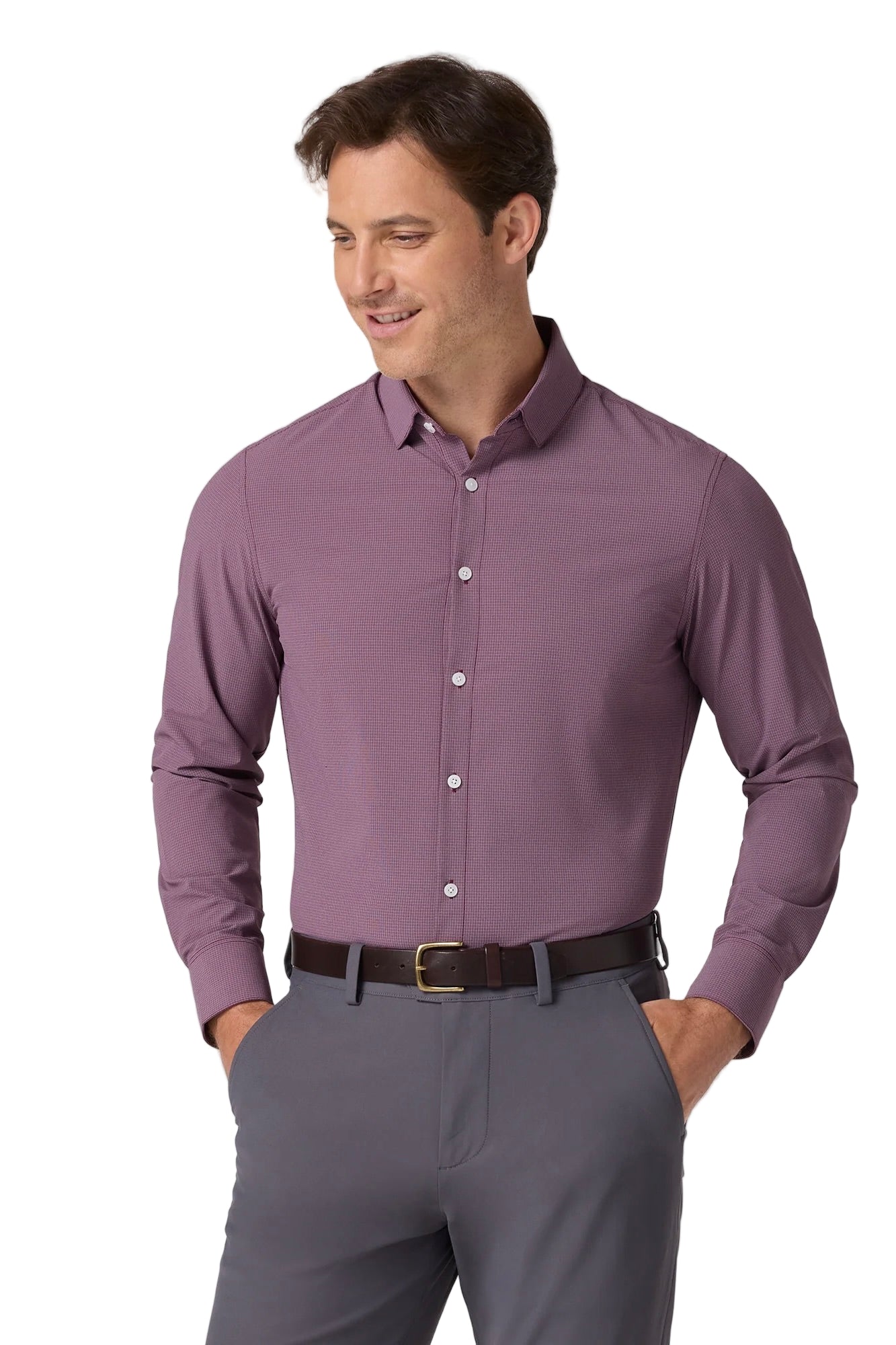 LEEWARD LS DRESS SHIRT - Woven Sport Shirts - Novaman