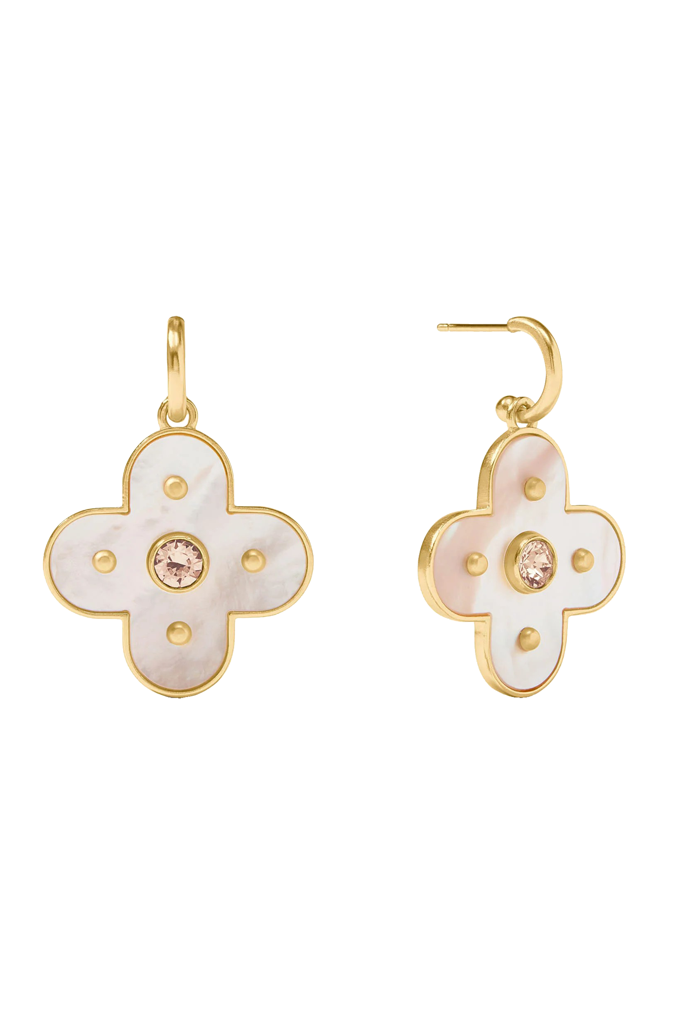 COLETTE STATEMENT HOOP & CHARM EARRING - Earrings - Sassanova