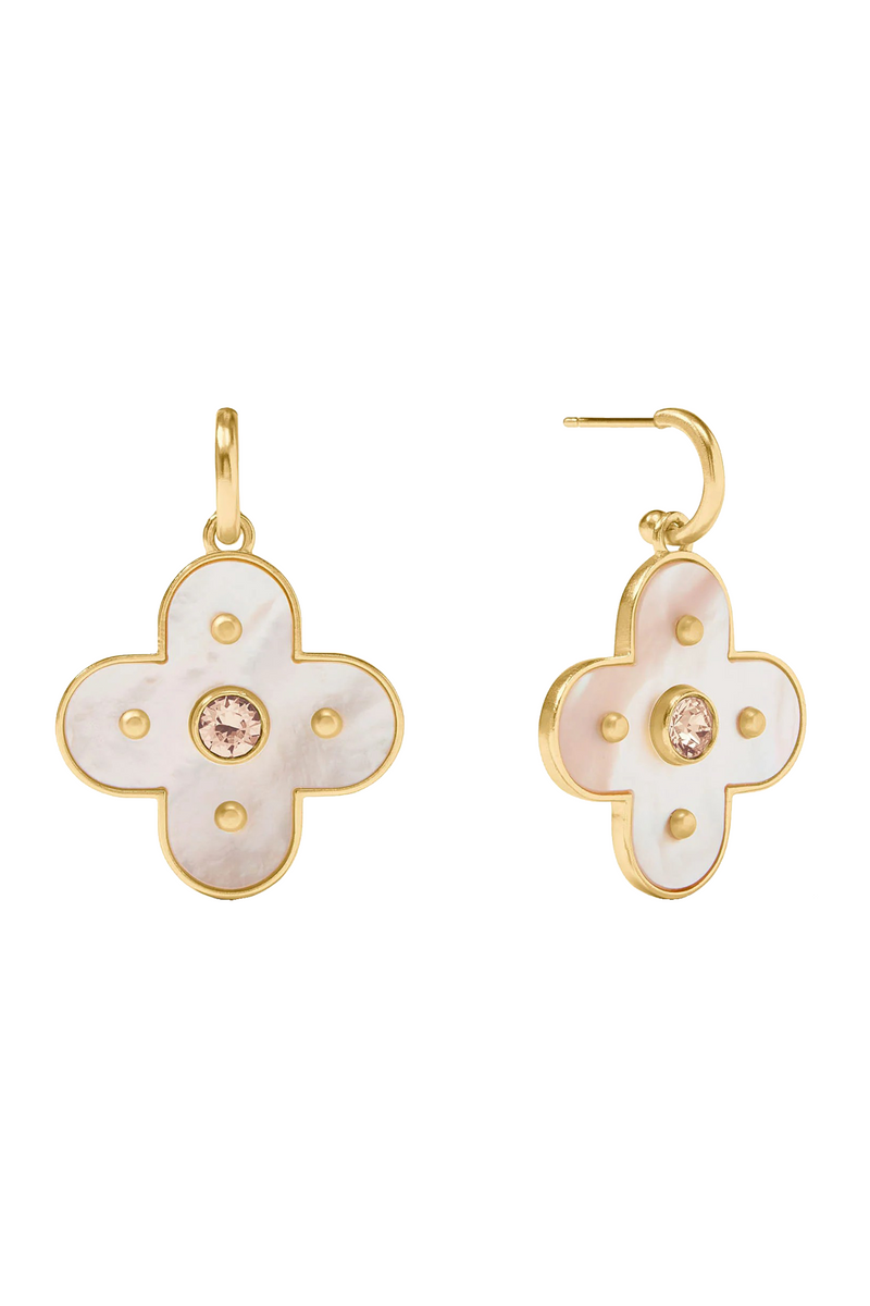 COLETTE STATEMENT HOOP & CHARM EARRING