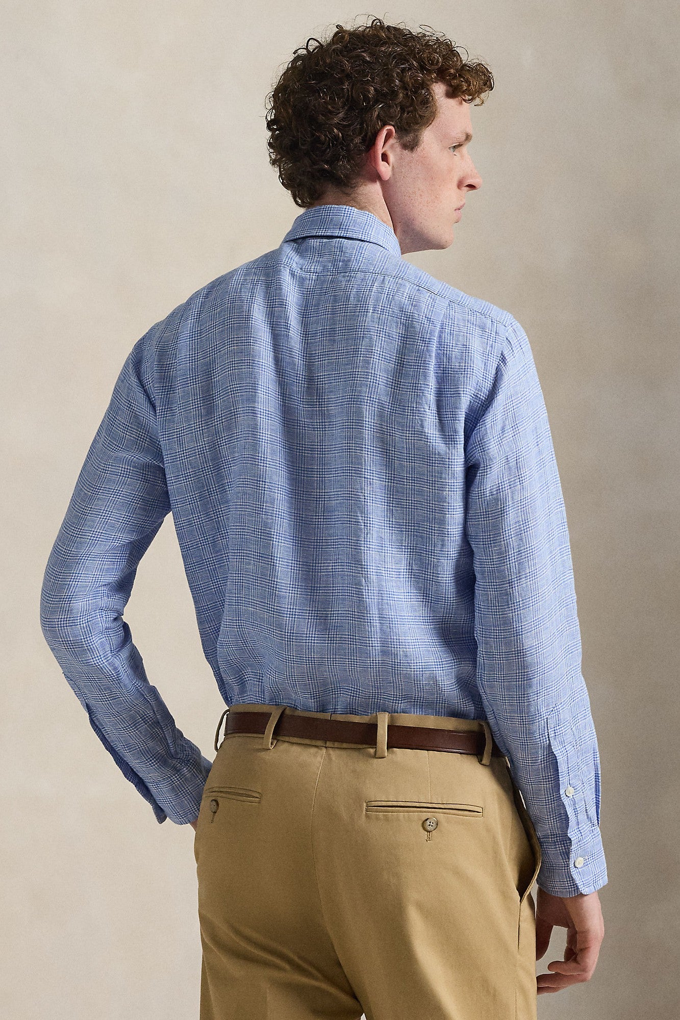 LONG SLEEVE LINEN SPORT SHIRT - Long Sleeve Shirts - Novaman