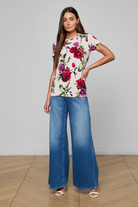 RESSI SS ROMANTIC ROSE TEE - T-shirts - Sassanova