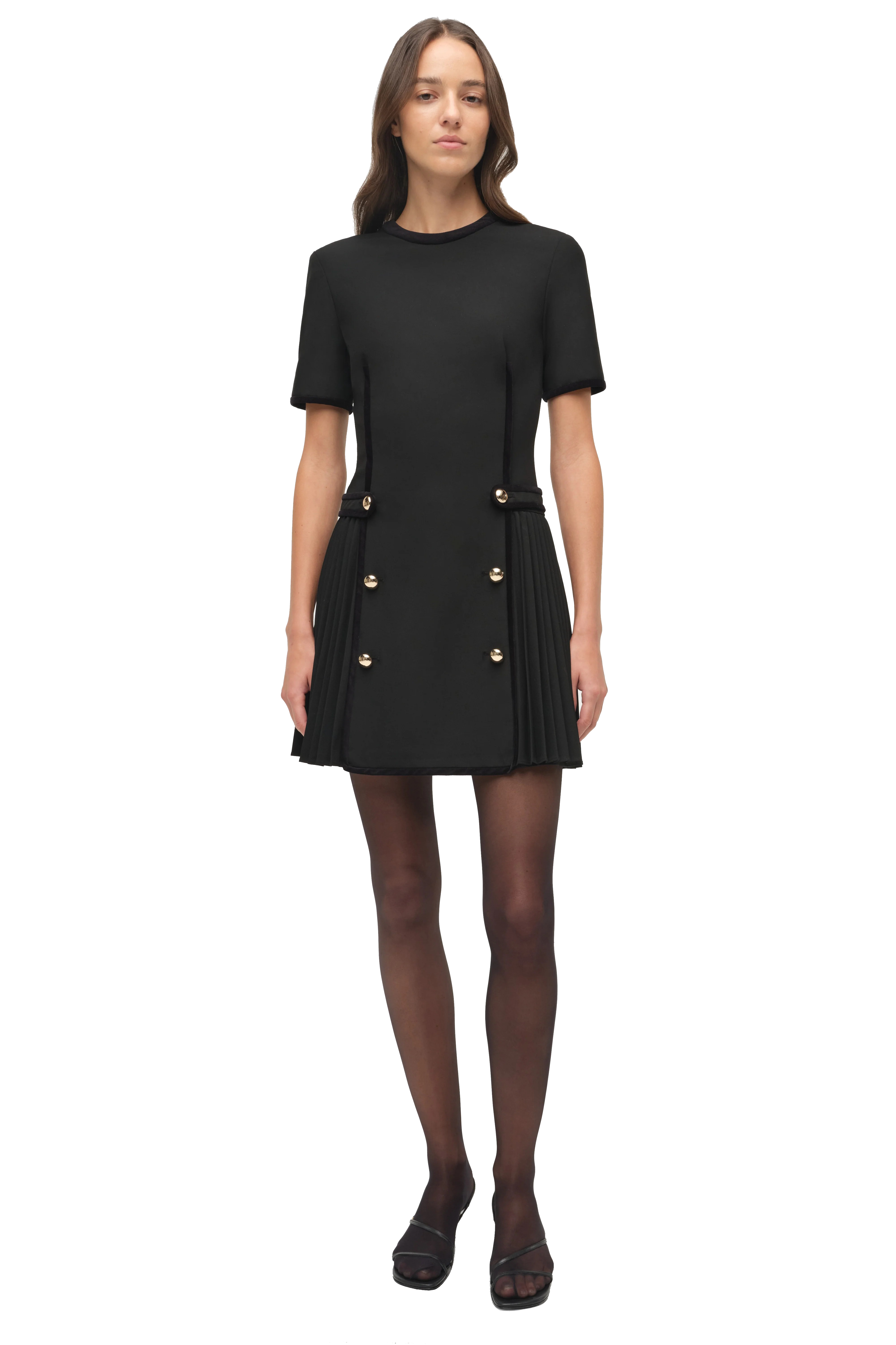 DORIA S/S MINI DRESS - Sassanova
