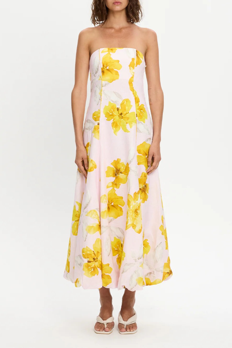 FRANCINE STRAPLESS MAXI DRESS - Dresses - Sassanova